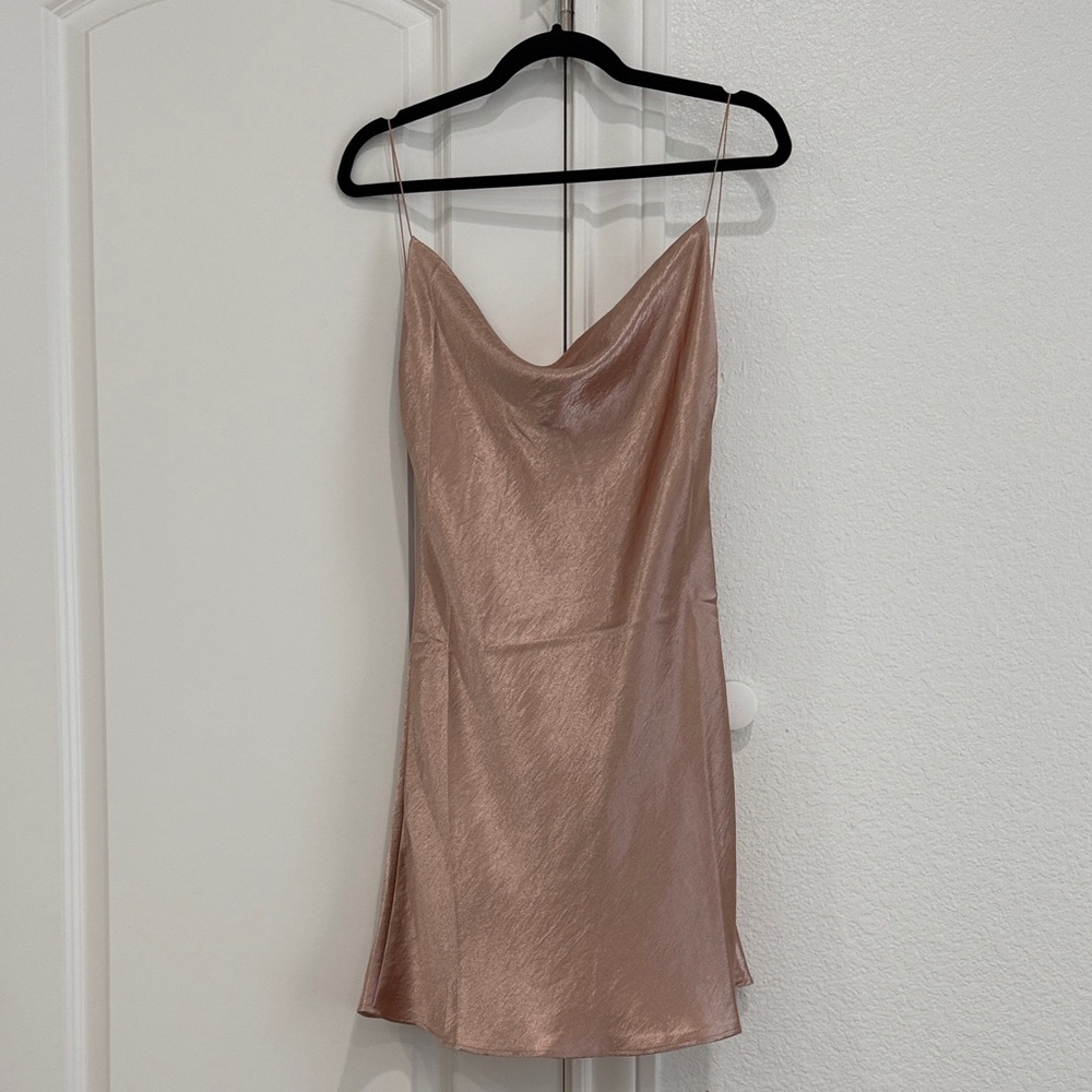 Double Zero Shimmering Rose Mini Dress